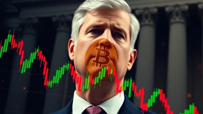 Bitcoin price drop amid Jerome Powell's no rate cuts announcement