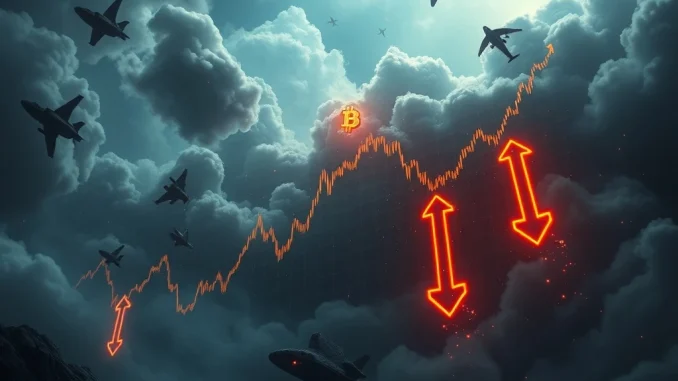 Bitcoin price crashing amid global economic uncertainty