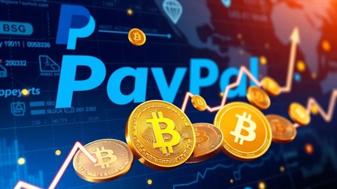 Bitcoin and cryptocurrencies fluctuating amid PayPal expansion news