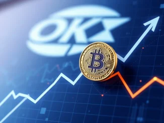 Bitcoin news showing OKX's decline in BTC holdings amid market shifts