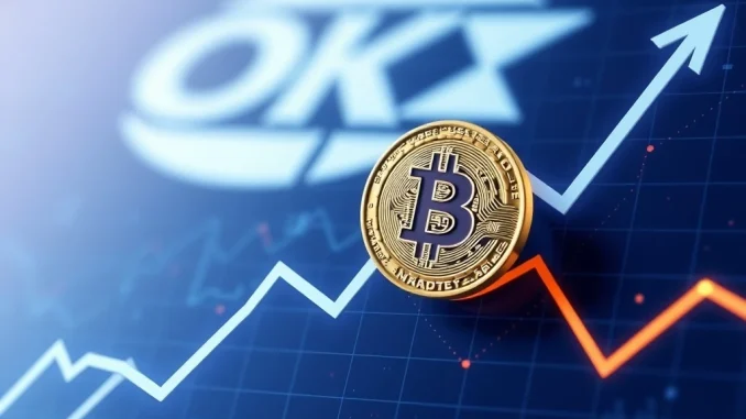 Bitcoin news showing OKX's decline in BTC holdings amid market shifts