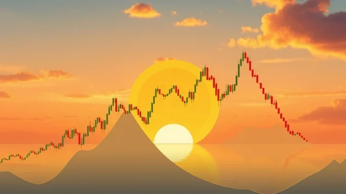 Bitcoin News: Trading Volume Stabilizes as Summer Lull and Cup and Handle Pattern Emerge Bitcoin price chart showing cup and handle pattern during summer lull
