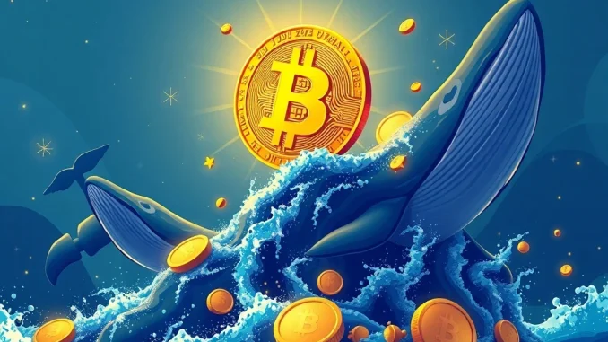 Bitcoin news today showing rising whale profits and new investor dominance in a bullish market.
