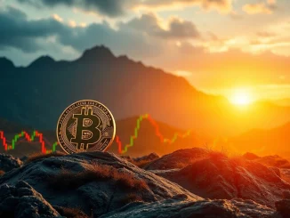 A visual representation of significant market volatility following a major Bitcoin and Ethereum crypto options expiry.