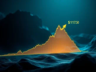 A Bitcoin price chart showing an Elliott Wave triangle pattern, indicating an impending Bitcoin breakout.