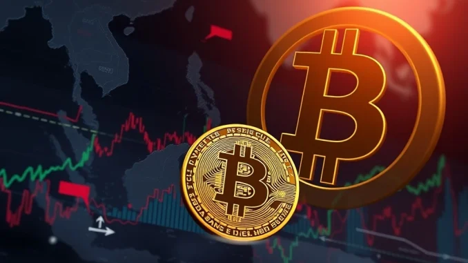 Bitcoin price plunges as geopolitical conflict escalates, testing critical support levels in a risk-off market.