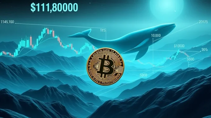 Chart showing Bitcoin price consolidating at $118,000, illustrating key technical analysis and market outlook for Bitcoin.