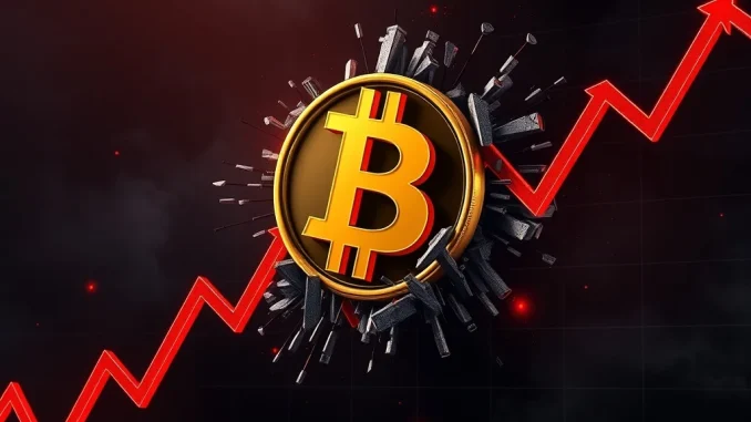 Bitcoin price drop below $107,000 on Binance USDT market