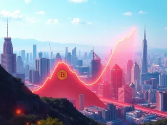 A chart illustrating a Bitcoin price prediction reaching $140,000, influenced by Elliott Wave theory, before a potential bear market.