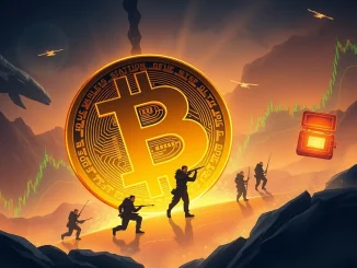 Chart showing a sharp drop in Bitcoin price, representing the market plunge after Galaxy Digital's sell-off and dormant wallet activity.