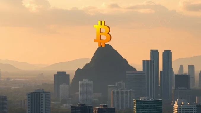 A visual representation of corporate treasuries accumulating Bitcoin, symbolizing the drive towards a $1M Bitcoin Price Prediction.