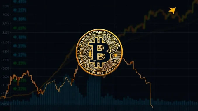 A chart illustrating Bitcoin's price briefly dipping below $117,000 before a strong recovery, highlighting Bitcoin's market resilience.