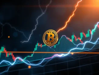 A digital chart showing Bitcoin price at a critical $119K resistance level, indicating a potential breakout or breakdown. Highlights current market tension for Bitcoin Price.