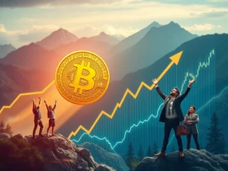 A visual representation of Bitcoin's explosive surge, showing its price momentum driven by investor activity.