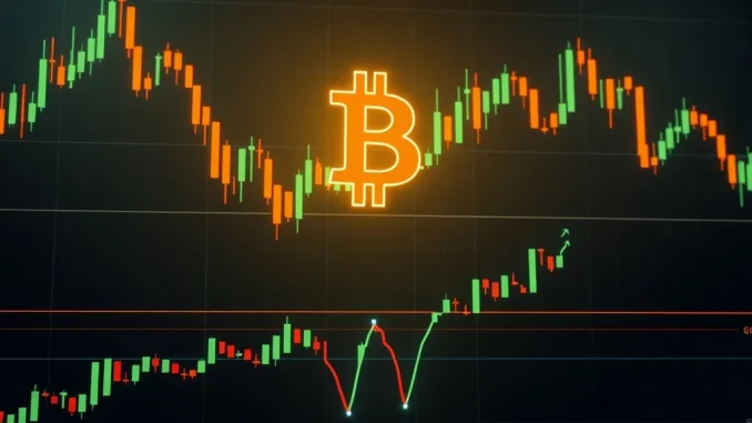 Bitcoin Price chart showing BTC trapped between $120K and $113K liquidation levels, with a looming CME Gap indicating potential downside.