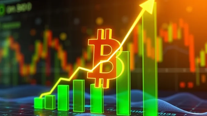 A chart showing a high percentage of Bitcoin supply in profit, illustrating robust crypto market structure based on Glassnode data.