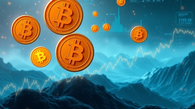 Bitcoin market consolidation with strategic entry points highlighted