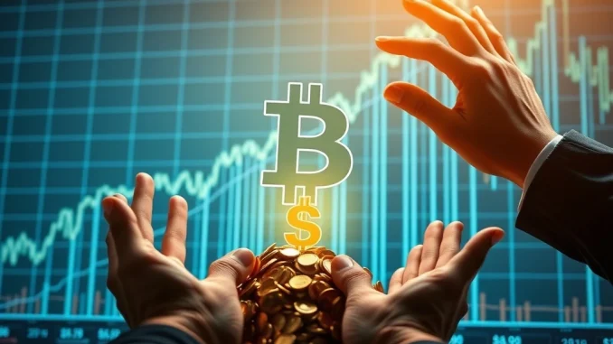 Chart showing significant Bitcoin profit-taking by long-term BTC holders, impacting crypto market trends.