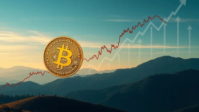 A Bitcoin RSI chart displaying sustained overbought levels, illustrating PlanB's prediction of a prolonged bull cycle.