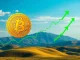 A vibrant Bitcoin RSI chart soaring upwards, symbolizing a prolonged bull phase and strong market momentum.