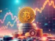 Bitcoin towering over altcoins in a cryptocurrency market dominance scene