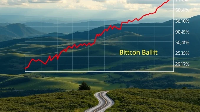 Chart illustrating Bitcoin Supply in Profit ratio reaching a critical 90.4% level, signaling a potential BTC bull market turning point.