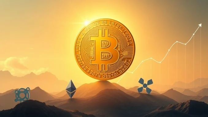 Bitcoin surge illuminating altcoin market with potential 300% gains