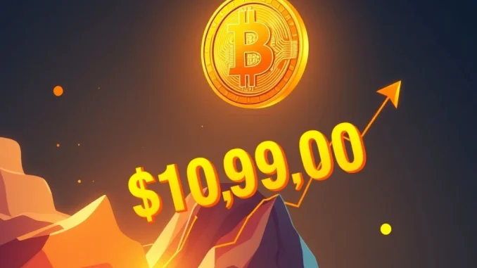 Bitcoin price surges above $109,000 on Binance USDT market