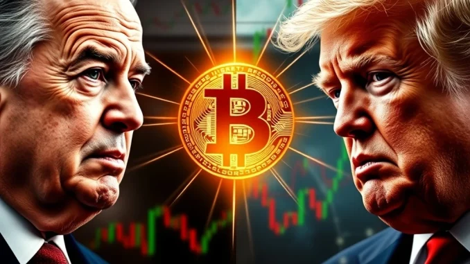 Bitcoin shines as the winner in the Powell vs Trump economic battle