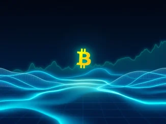 Chart depicting stable Bitcoin volatility, indicating a calm period for Bitcoin price in the crypto market.