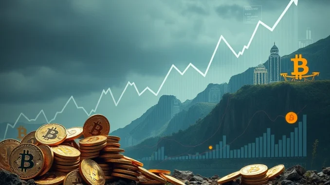 Bitcoin News Today: Historic Whale Sales Ignite Unprecedented Institutional Bitcoin Adoption Visualizing the significant shift in Bitcoin market dynamics as long-term Bitcoin holders' liquidations fuel new institutional Bitcoin adoption.