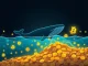 A Bitcoin whale making a significant BTC accumulation, representing a large digital asset strategy and strong market confidence.