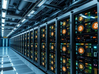 BitFuFu Bitcoin mining facility with high-tech ASIC miners