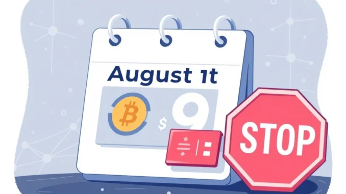 Bithumb's announcement of an Injective (INJ) deposit suspension for a crucial network upgrade, highlighting the importance of blockchain maintenance.