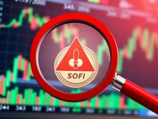 A digital warning sign highlighting the Bithumb SOFI designation, indicating enhanced scrutiny for RAI Finance.