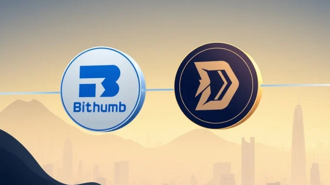 Bithumb Travel Rule compliance integration with Deepcoin, enhancing secure crypto transactions in South Korea.