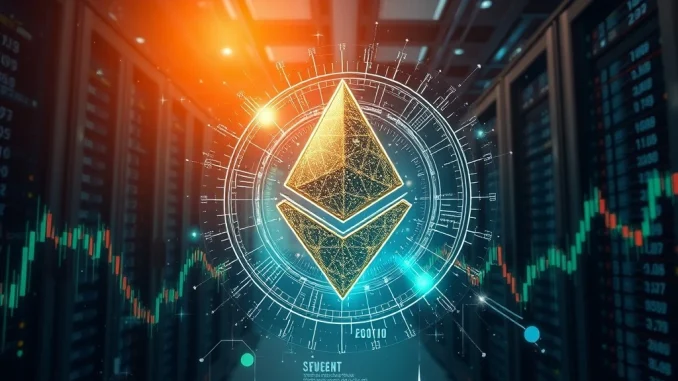 Visual representation of Bitmain ETH acquisition, showing substantial Ethereum holdings and institutional crypto investment growth.