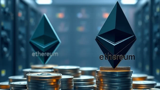 Visualizing BitMine Immersion's massive ETH holdings, representing their significant Ethereum investment and strategic position in the crypto market.