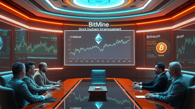 BitMine's Bold $1 Billion Stock Buyback: A Game-Changer for Ethereum and Institutional Crypto Exposure BitMine's strategic stock buyback boosts Ethereum and institutional crypto exposure