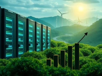 Sustainable crypto mining operation expanding with new hardware, powered by a significant investment, boosting Bitzero's hashrate.