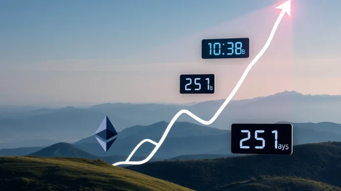 Ethereum ETF: BlackRock's ETHA Achieves Astonishing $10 Billion Milestone, Reshaping Crypto Investment Charts showing BlackRock ETHA Ethereum ETF reaching $10 billion, symbolizing rapid institutional adoption and crypto market evolution.