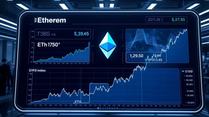 BlackRock Ethereum ETF drives $4 billion in crypto investment inflows