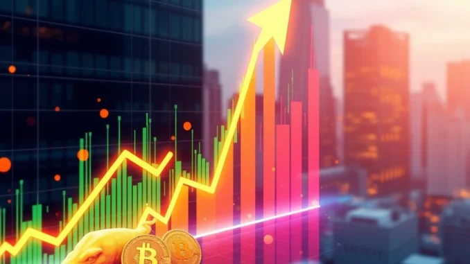 BlackRock IBIT ETF Surges: A Monumental $88 Billion AUM Milestone A graph showing the impressive growth of BlackRock IBIT ETF's assets under management, highlighting its financial success.