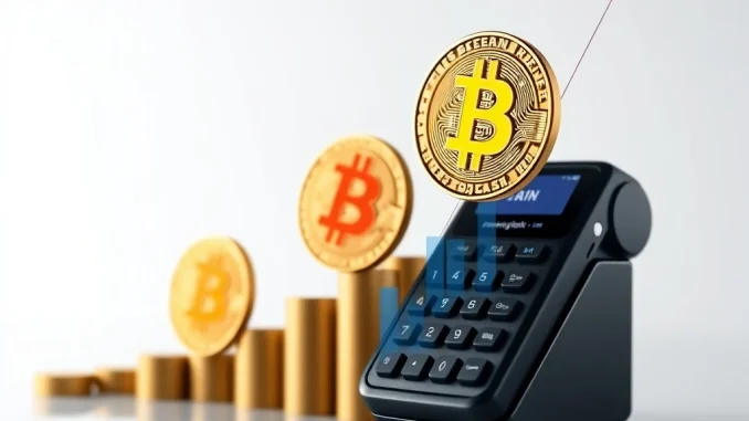 Visualizing Block's strategic increase in Block Bitcoin Holdings, showcasing corporate cryptocurrency investment.