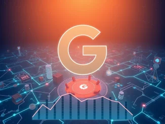 A visual representation of Google's cautious non-investment in the blockchain gaming sector, illustrating the significant crypto funding decline.