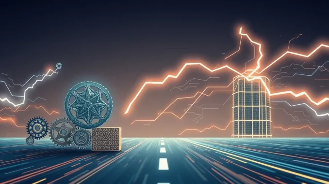 Visualizing the critical blockchain speed gap compared to traditional finance, highlighting the challenge for widespread crypto adoption.