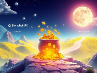 A visual representation of BlockchainFX staking leading the pack in generating crypto passive income, surpassing other platforms.