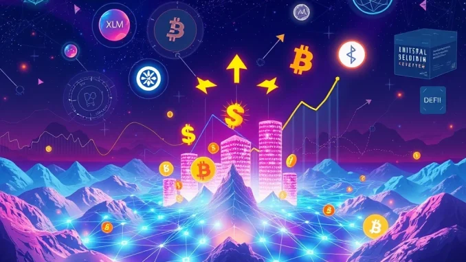 BlockDAG: Unleashing Explosive Mid-Cap Crypto Growth with DeFi and Stablecoin Momentum Visualizing BlockDAG and other mid-cap crypto projects surging, representing DeFi growth and stablecoin momentum in the market.