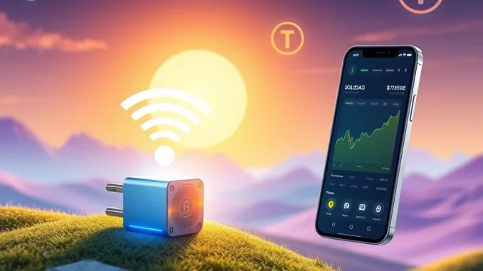 A visual representation of BlockDAG's X1-X10 miner boosting daily earnings, contrasting with the current market struggles of Solana and Toncoin.