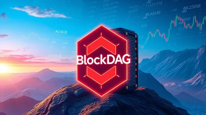 BlockDAG's Explosive Mining Demo: Unlocking 3025% Potential Amidst Dynamic Crypto Market Shifts A visual representation of BlockDAG's innovative crypto mining technology alongside market charts for Hyperliquid and AAVE, highlighting market shifts.